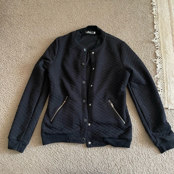COPY - Bomber Jacket Black (Tagged zara for exposure) - Picture 1 of 3